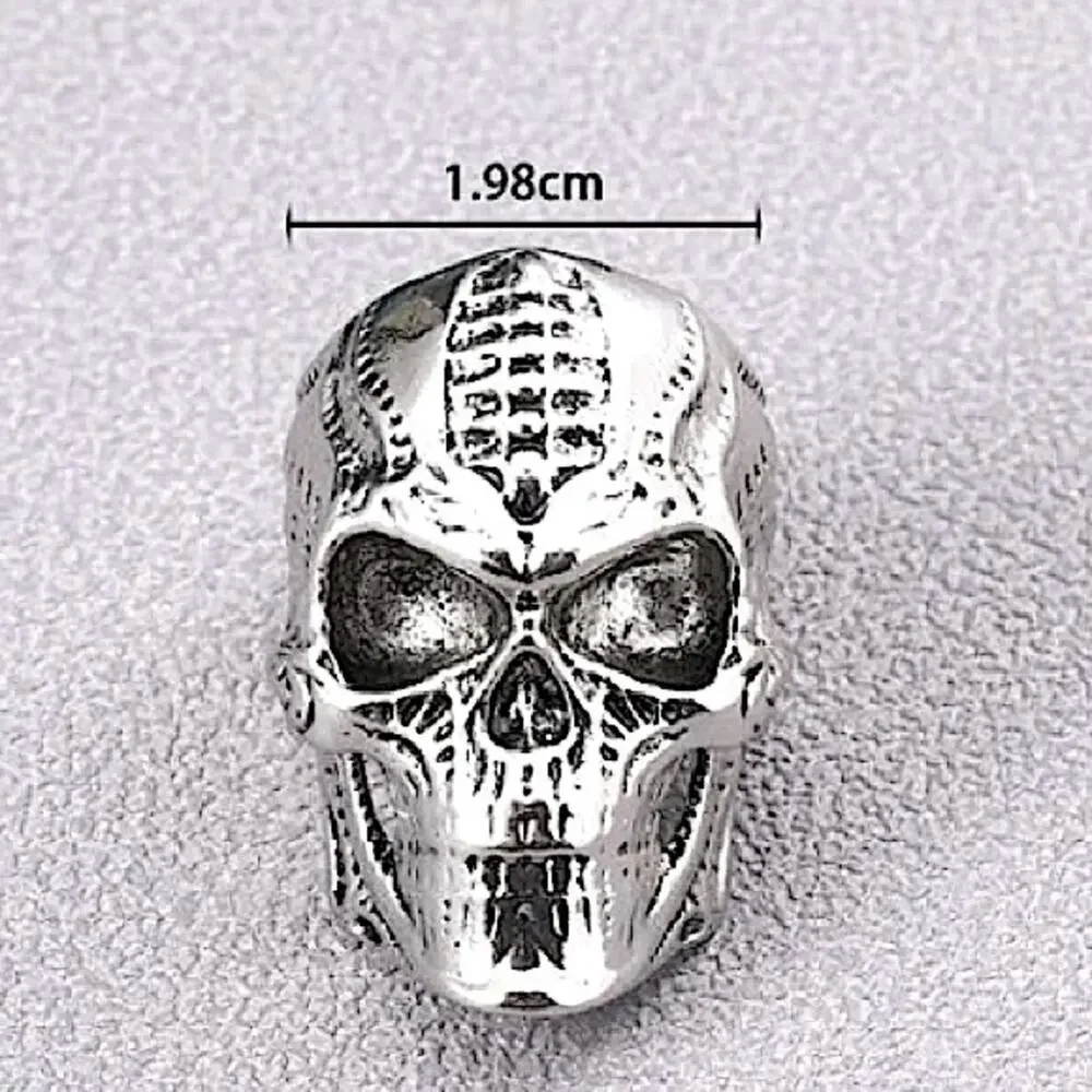 STAINLESS STEEL SKULL RING
